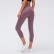 2021 spring and summer new sports tight seven pants women's high waist hip three-dimensional splicing line fitness yoga pants