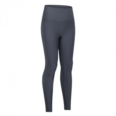 Spring and summer new non-T lines soft high-elastic thread yoga pants hip abdomen absorbent sweat sports nine pants women
