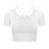 2021 Summer new bowl short paragraph chest mat yoga T-shirt female hollow beauty back outdoor casual sports short sleeves