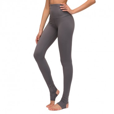 Autumn and winter new high waist hip yoga pants women's waist pleated stretch slim slimming dance sports stepping trousers