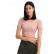 2021 Summer new bowl short paragraph chest mat yoga T-shirt female hollow beauty back outdoor casual sports short sleeves