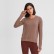 Europe and the United States autumn and winter new lines stitching sports long sleeve female solid color simple casual back piece cross interior yoga clothing