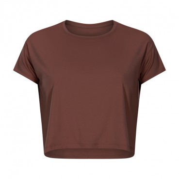 Europe and the United States new sexy hiking badge yoga T sleeve female quick-drying loose breathable outdoor sports fitness service