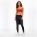New elastic double-sided thin yoga trousers female high waist splicing pocket sports running nine pants autumn and winter