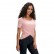 2021 spring and summer new 摆 交 短 short-sleeved female solid color casual sports accelerated breathable fitness yoga clothing
