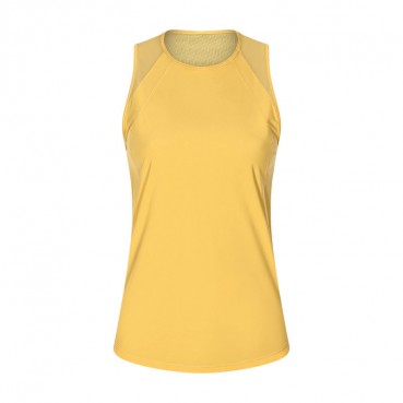 Factory direct spring and summer new back, back open space sports sleeveless T-shirt thin breathable moisture wicking fitness top