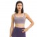 2021 spring and summer new solid color double straps U college sports bra pace a pair running fitness sports underwear