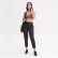 2021 Spring and Summer New Corruption Woven Casual Nine Pants Women's Loose Straight Sports Fitness Pocket Yoga Pants