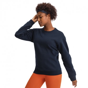 Autumn and winter new set long-sleeved solid color sweater fashion warm outer wear ladies sports casual jacket Europe and the United States