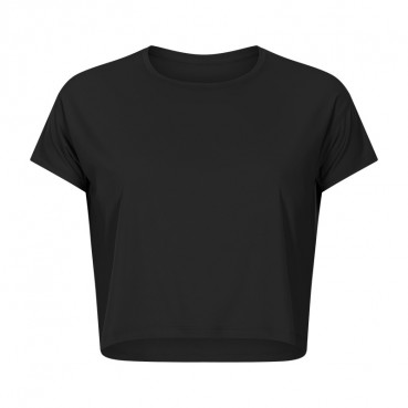 Europe and the United States new sexy hiking badge yoga T sleeve female quick-drying loose breathable outdoor sports fitness service