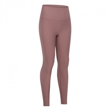 Spring and summer new non-T lines soft high-elastic thread yoga pants hip abdomen absorbent sweat sports nine pants women