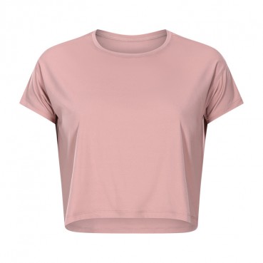 Europe and the United States new sexy hiking badge yoga T sleeve female quick-drying loose breathable outdoor sports fitness service