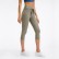 New front waist fashion straps sports seven pants women's skinny naked stretch Slim high elastic yoga pants Europe and the United States