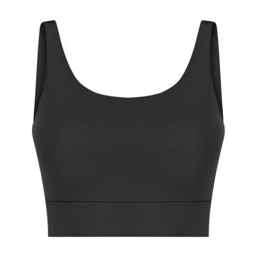 Europe and the United States new minimalist fashion U-shaped back sports underwear, pay, vectors, outdoor running sports text chest