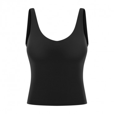 2021 Spring and Summer New Products V-Calenders Yoga Little Vest U-Type Beauty Bear Naked Strike Slimming Yoga Suit