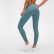 2021 Europe and the United States new yoga trousers female naked solid color stereo stitching hips sports fitness nine pants