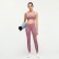 Autumn and winter new high waist yoga pants female personality cross waist slim fitness trousers foot thread pleated nine pants