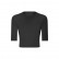 2021 spring and summer new product slim thin short sports fitness middle sleeves Europe and the United States simple solid color women yoga clothing