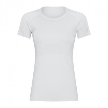 2021 spring and summer new ladies short-sleeved round neck sports t-shirt running fitness top Slim breathable yoga short sleeve