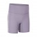 2021 spring and summer new non-T line solid color yoga shorts double-sided grinding fumed elastic sports fitness three pants