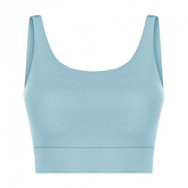 Europe and the United States new minimalist fashion U-shaped back sports underwear, pay, vectors, outdoor running sports text chest