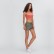 2021 spring and summer new double-sided nylon yoga shorts female high waist hip training fitness lottery sports three pants