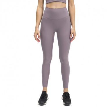 Spring and summer new non-T lines soft high-elastic thread yoga pants hip abdomen absorbent sweat sports nine pants women