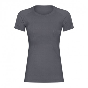 2021 spring and summer new ladies short-sleeved round neck sports t-shirt running fitness top Slim breathable yoga short sleeve