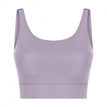 Europe and the United States new minimalist fashion U-shaped back sports underwear, pay, vectors, outdoor running sports text chest