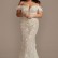 Long Sleeve Plunging Illusion Lace Wedding Dress