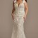 Long Sleeve Plunging Illusion Lace Wedding Dress