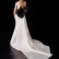 Simple and elegant mermaid satin wedding dress