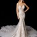 Stunning floral embroidered lace tail wedding dress