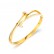 Jewelry wholesale European and American titanium steel light luxury niche design sense simple personality cross vermiculite stainless steel bracelet