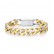 European and American fashion niche men's hip -hop hand decorated stainless steel coarse snake bone chain men's bracelet