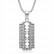 Hot selling hip-hop HOPHIP jewelry, titanium steel gold-plated diamond inlaid shaver blade pendant necklace