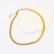 Simple temperament, female original design, niche flat snake bone splicing, six sided grinding necklace, collarbone chain, 2023 new trend