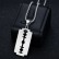 Hot selling hip-hop HOPHIP jewelry, titanium steel gold-plated diamond inlaid shaver blade pendant necklace